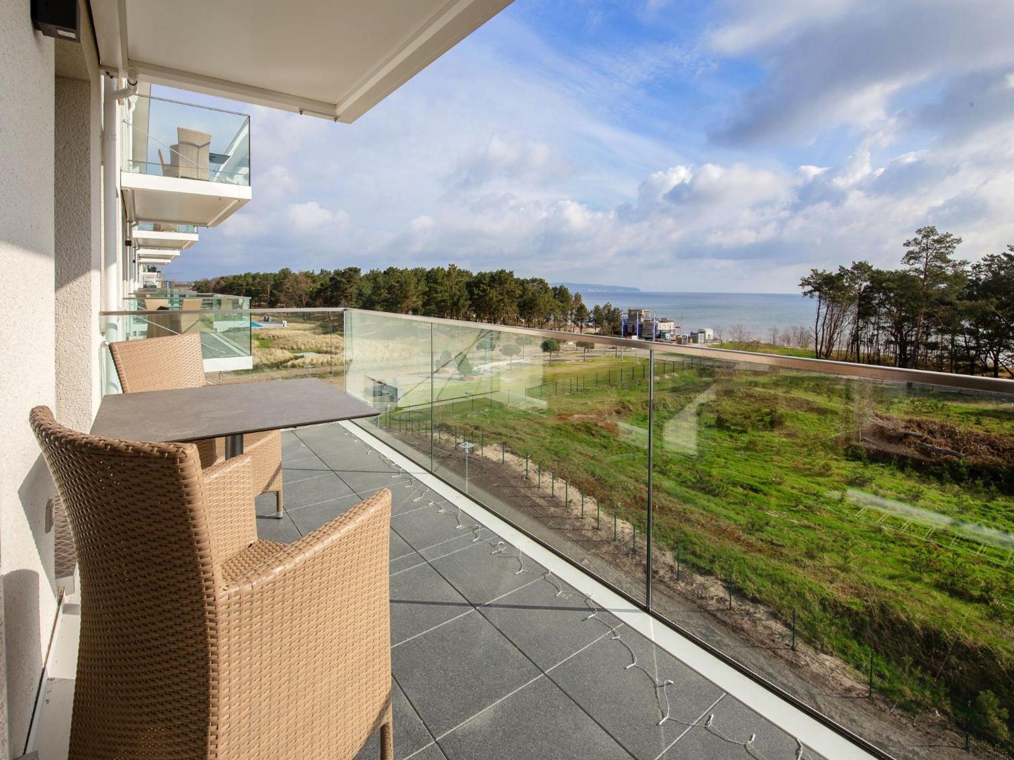 Duenenresidenz Prora - Ferienwohnung Mit Meerblick, 2 Schlafzimmern, Sauna Und Balkon Np-404 ビンツ エクステリア 写真